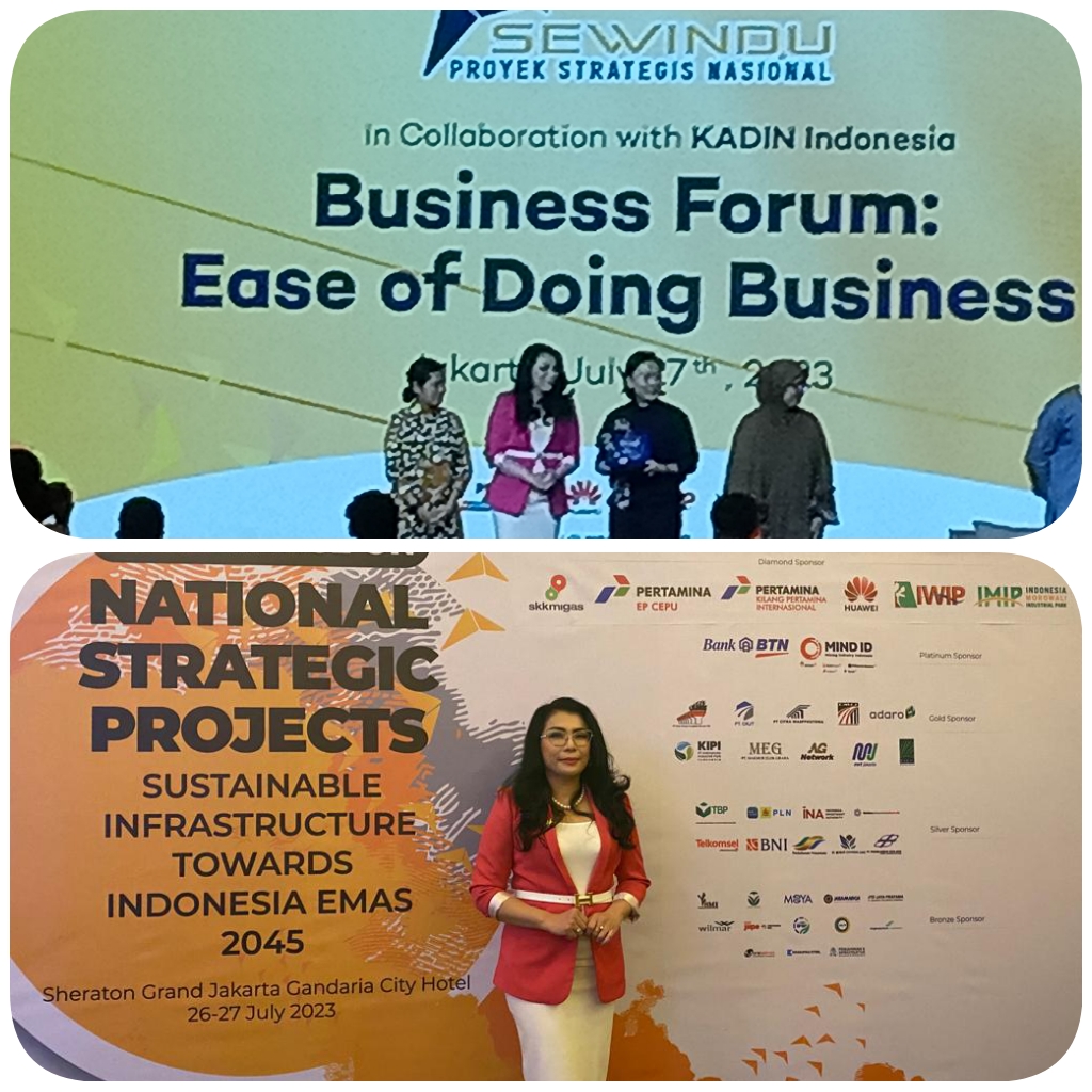 Hardini Puspasari  Menyelenggarakan Event ” National Strategic Projects Sustainable Infrastructure Towards Indonesia Emas 2045 “