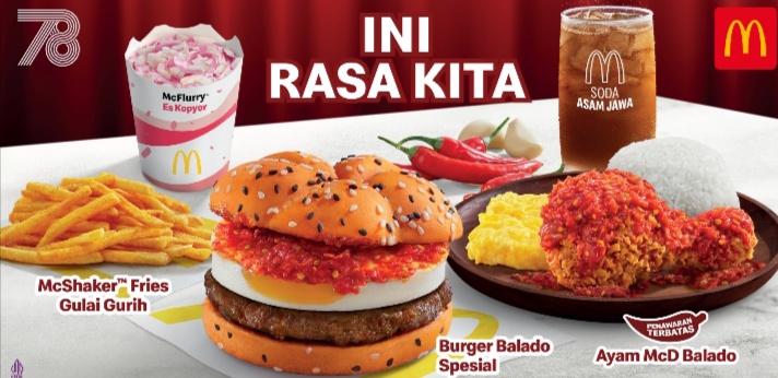 Sambut Hari Kemerdekaan, McDonald’s Indonesia HadirkanKembali Menu ‘Ini Rasa Kita’