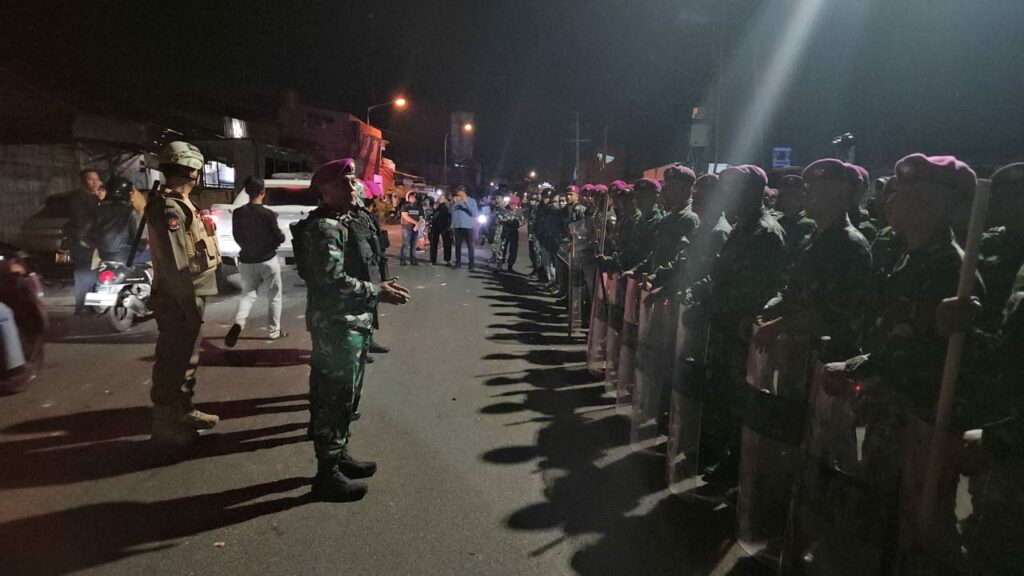 Dukung Situasi Keamanan Yang Kondusif, Lantamal I Berikan Perbantuan Pengamanan Tawuran Antar Warga di Belawan