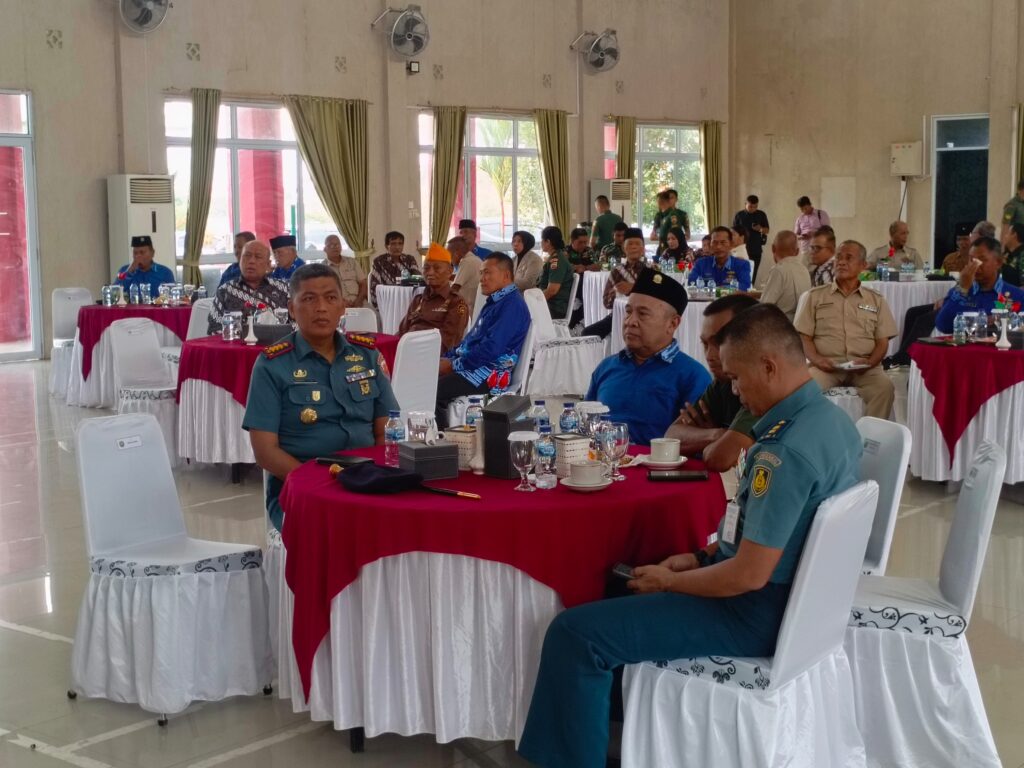 Danlanal Bintan Hadiri Halal Bihalal Presiden RI Dengan Purnawirawan TNI-Polri Melalui Vicon