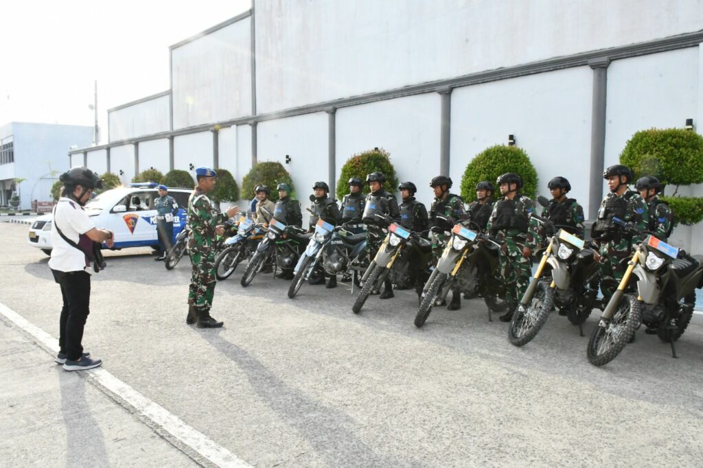Antisipasi Terjadinya Tawuran Antar Masyarakat di Lingkungan Mako Lantamal I, Tim F1QR Lantamal I Laksanakan Patroli Secara Intensif
