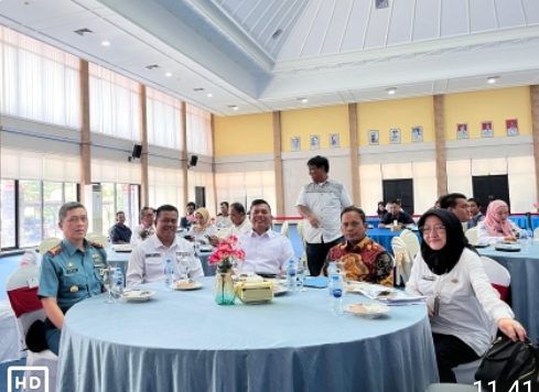 Danlanal Bintan Hadiri Acara Pemberdayaan Masyarakat Nelayan di Pulau Kecil Terluar