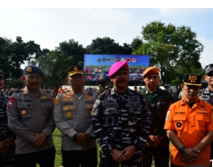 Antisipasi Bencana Alam, TNI AL Gelar Latihan Penanggulangan Bencana di Bandung