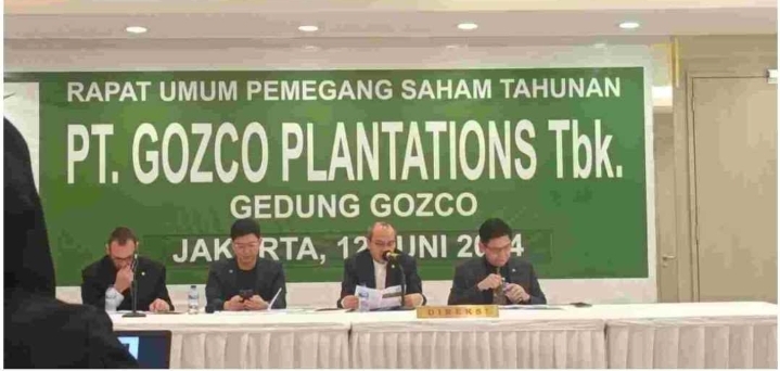 PT Gozco Plantations Tbk Umumkan Rapat Umum Pemegang Saham Tahunan 2024