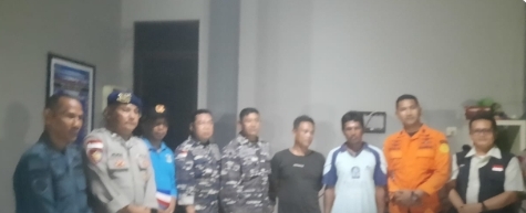 Lanal Bintan Bantu Temukan ABK KM Jokowi Jatuh di Perairan Berakit