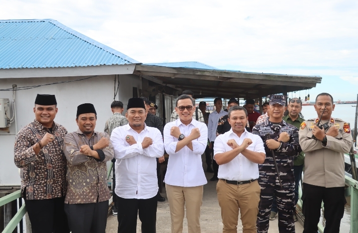 Kolaborasi dan Sinergi Efektif Untuk PMI, Danlanal Bersama Gubernur Riau Dampingi Menteri P2MI Tinjau Fasilitas Pelayanan PMI di Pelabuhan Internasional Dumai
