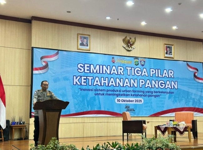 Polda Metro Jaya Gelar Seminar Tiga Pilar Bahas Inovasi Urban Farming untuk Ketahanan Pangan