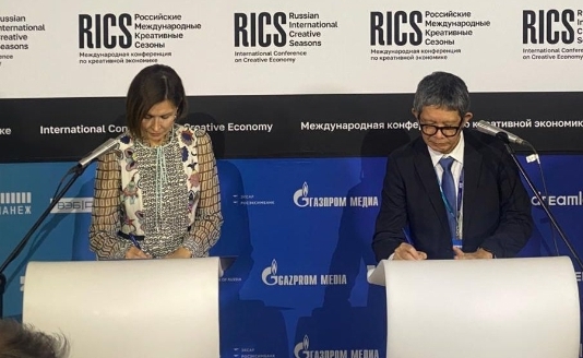 KE JKT Teken MoU Pengembangan Ekonomi Kreatif dengan Agency for Strategic Initiatives Rusia
