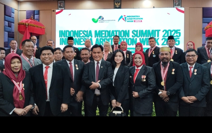 Melalui Indonesia Arbitration Week & Indonesia Mediation Summit 2025,Indonesia Menegaskan Komitmennya untuk memperkuat Budaya Damai dan Musyawarah dalam penyelesaian sengketa