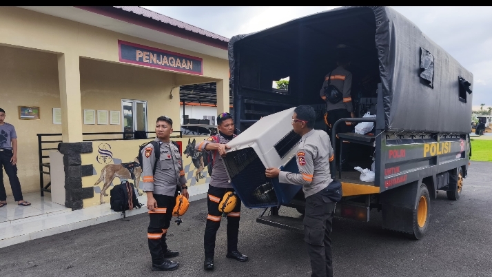 Korsabhara Baharkam Polri, Terjunkan Unit K-9 SAR di Polda NAD