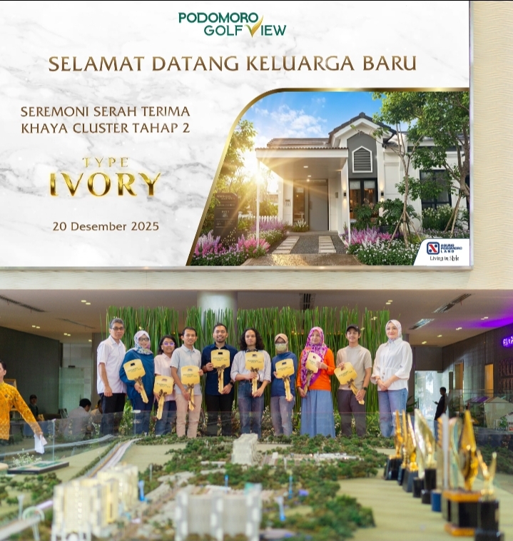 DI TENGAH PASAR PROPERTI YANG STABIL, PODOMORO GOLF VIEW PERCEPAT SERAH TERIMA HUNIAN CLUSTER KHAYA