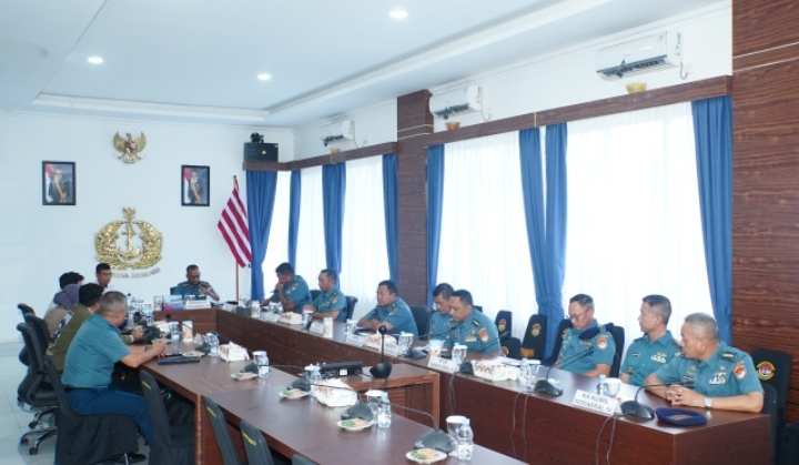 PERKUAT AKUNTABILITAS DAN TATA KELOLA, TNI AL KODAERAL IV TERIMA KUNJUNGAN BPK RI DAN ENTRY MEETING PEMERIKSAAN KEUANGAN