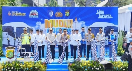 4009 Pemudik Gratis Polri Presisi 2026 Berlangsung di Polda Metro Jaya