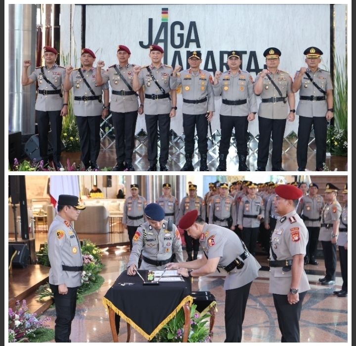 Kapolda Pimpin Sertijab 3 Pejabat Utama PMJ, Pesan Tegas: Tunjukkan Kinerja Terbaik