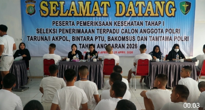 Rikkes Akpol 2026 Dimulai di Polda Metro Jaya, Peserta Diingatkan Jangan Percaya Janji Lulus