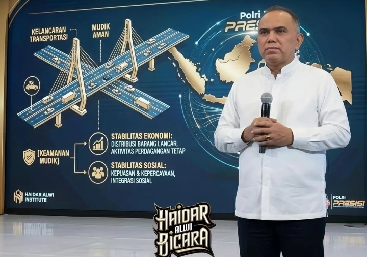 Haidar Alwi: Operasi Ketupat 2026 Bukti Nyata Presisi Kapolri, 85,3% Pemudik Puas