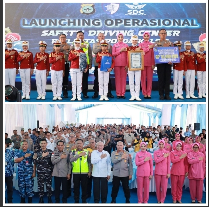 Kakorlantas Polri Resmikan Safety Driving Center (SDC) Polda Kalsel