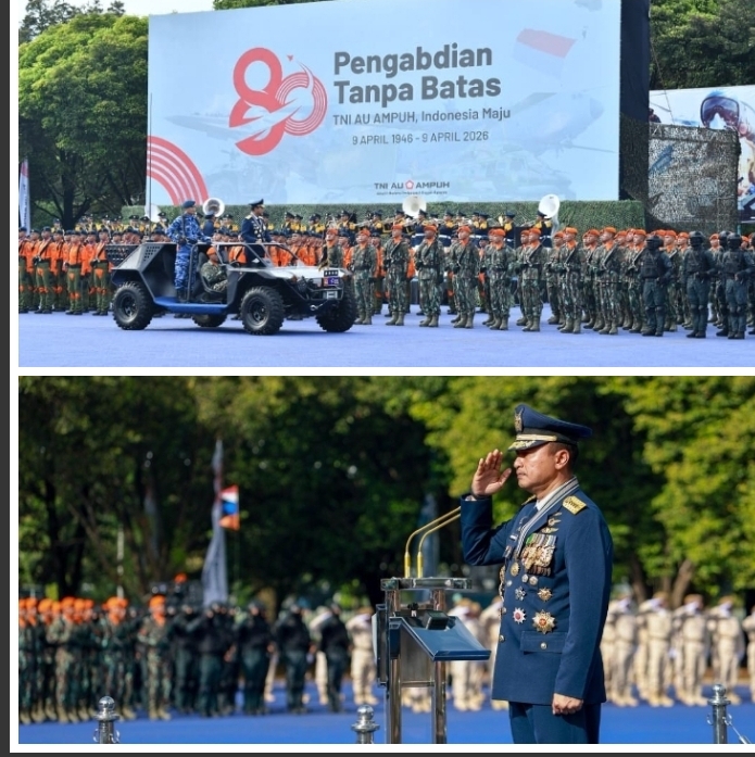 Perkuat Kesiapan dan Profesionalisme, TNI AU Maknai 80 Tahun Pengabdian Tanpa Batas