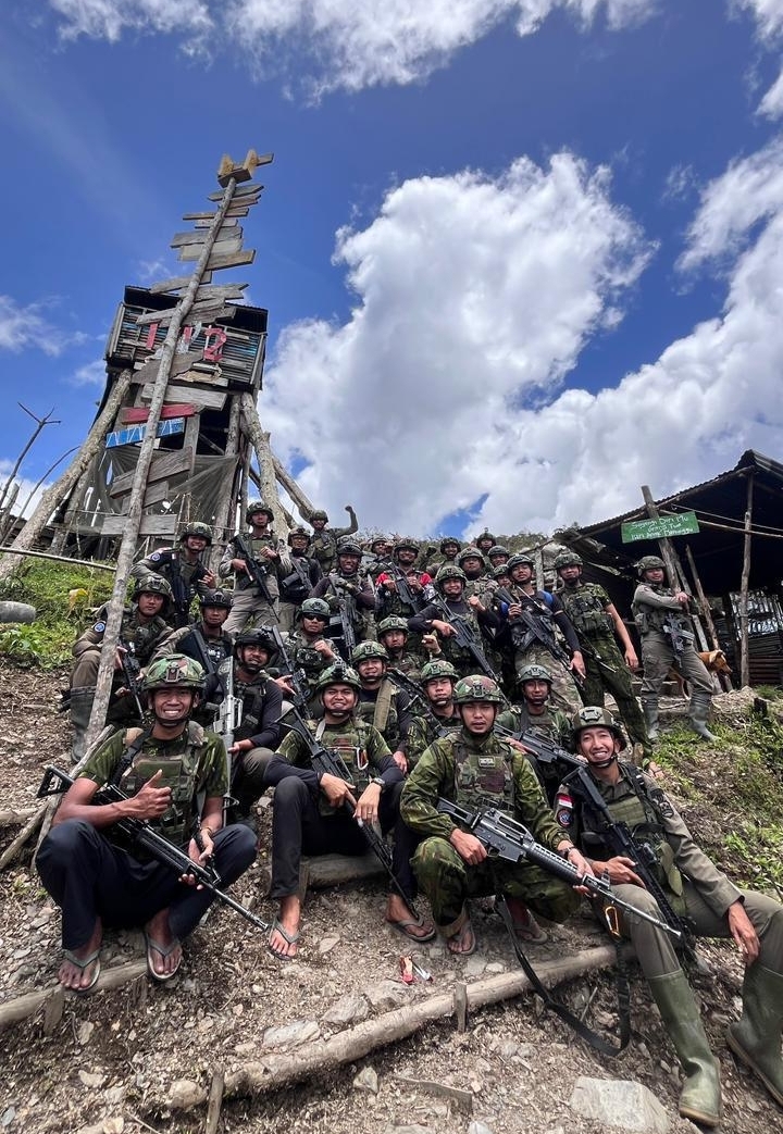 Jaga Aktivitas Warga, Satgas Damai Cartenz Gencarkan Patroli Taktis di Sinak