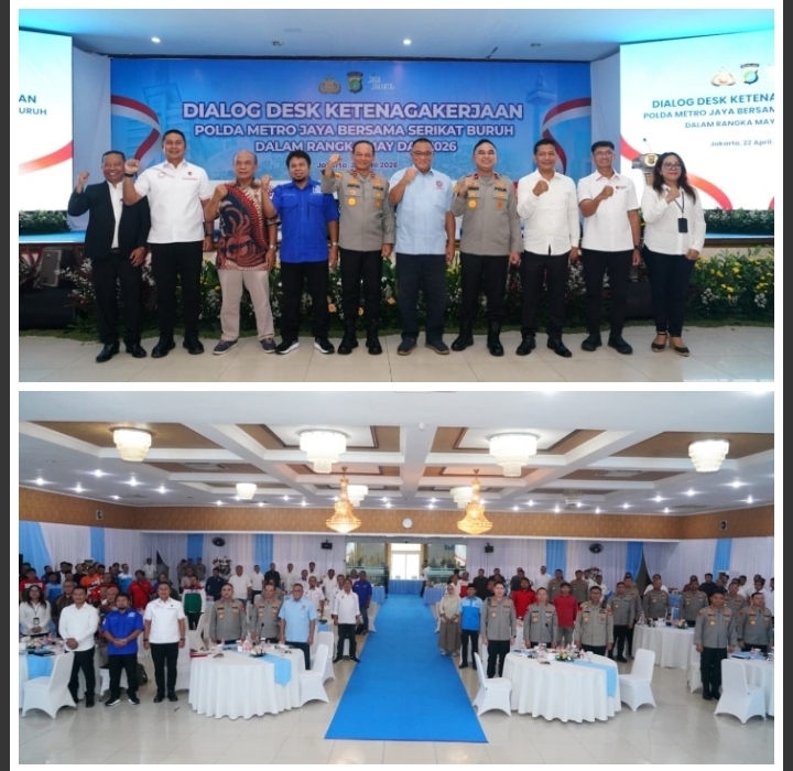 Polda Metro Jaya Gelar Dialog Desk Ketenagakerjaan, Serap Aspirasi Buruh Secara Langsung