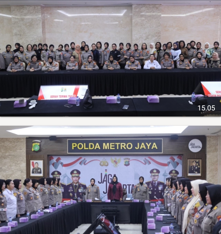 Serah Terima Kepengurusan Polwan Polda Metro Jaya, Srikandi Polri Perkuat Estafet Kepemimpinan