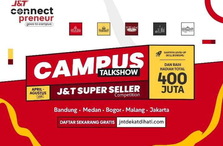 Luncurkan J&T Connect Preneur Goes to Campus, J&T Express Siapkan GenerasiWirausaha Muda Lewat Program Edukasi Hingga Pendanaan