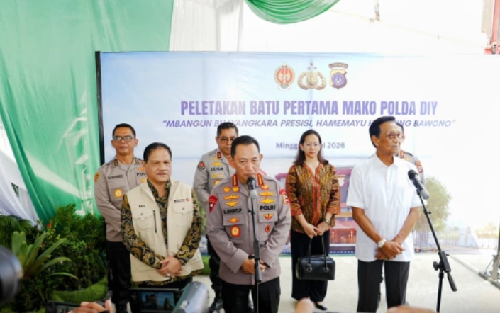 Kolaborasi Pembangunan Mapolda DIY, Kapolri Instruksikan Beri Pelayanan Optimal