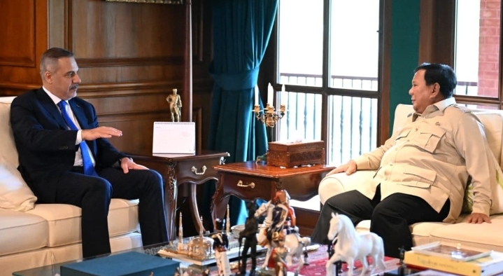 Presiden Prabowo Terima Menlu Türkiye Hakan Fidan di Hambalang, Bahas Palestina hingga Stabilitas Timur Tengah
