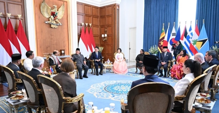Presiden Prabowo Subianto Terima Delapan Duta Besar Negara Sahabat