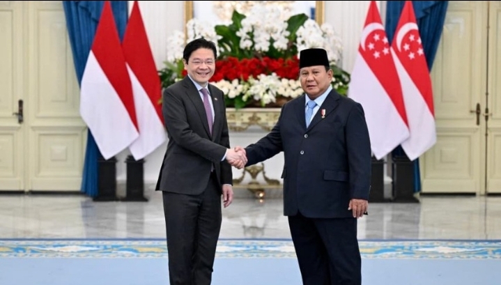 Presiden Prabowo dan PM Wong Gelar Leaders’ Retreat di Istana Merdeka, Hasilkan 26