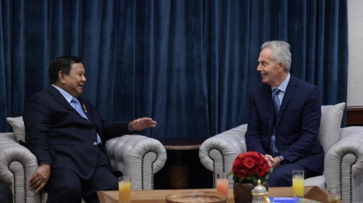 Presiden Prabowo Terima Tony Blair di Kertanegara, Pererat Silaturahmi dan Bahas Perkembangan Strategis Global