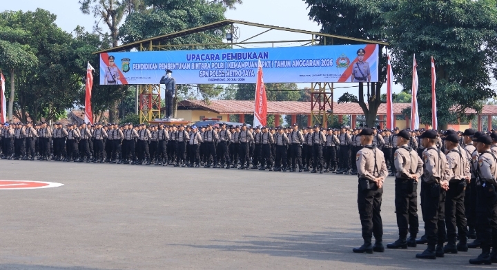 775 Siswa Bintara Polri Kemampuan SPKT Resmi Ikuti Pendidikan di SPN Polda Metro Jaya