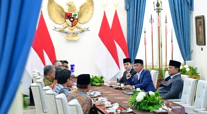 Presiden Prabowo Terima Pimpinan MPR, Bahas Sidang Tahunan MPR dan Pokok-Pokok Haluan Negara