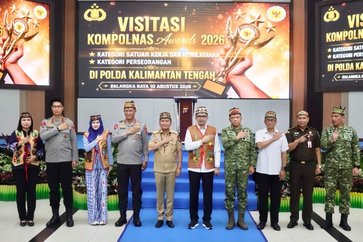 Polda Kalteng Masuk Lima Besar Kompolnas Awards 2026, Kolaborasi Jadi Kunci Jaga Kamtibmas