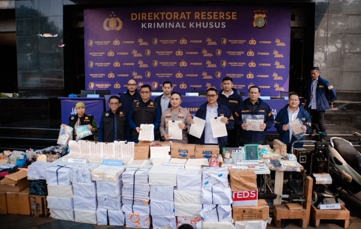 Bongkar Sindikat Meterai Palsu, Polda Metro Jaya Cegah Potensi Kerugian Penerimaan Negara Rp1,034 Triliun