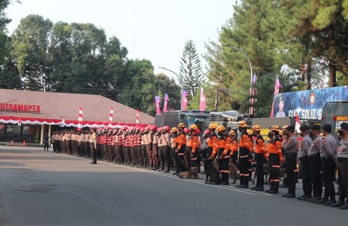 Polri Perkuat Kesiapsiagaan Pasukan Hadapi Dampak Aktivitas Gunung Api