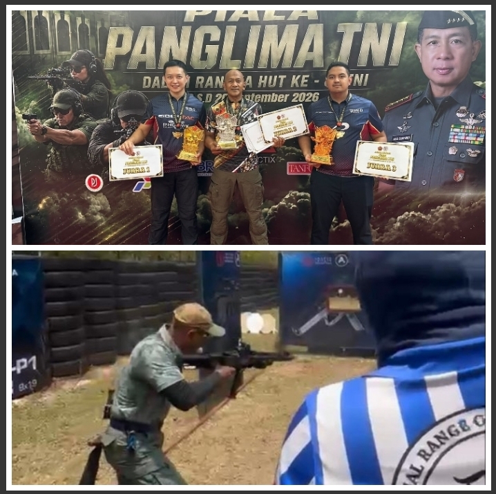 Kombes Pol. Rantau Isnur Eka Raih Juara II Overall Handgun Divisi Standar di Panglima TNI Cup 2026