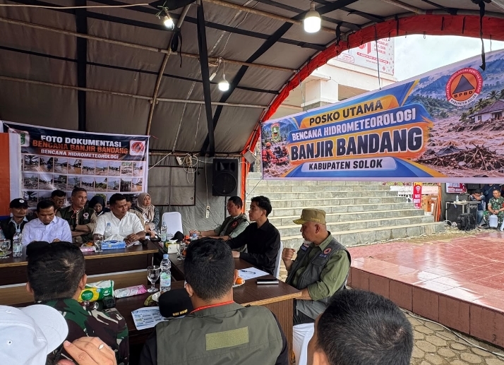 Beri Arahan Forkopimda, Wapres Tekankan Prioritas Tanggap Darurat dan Konsolidasi Penanganan Bencana Solok