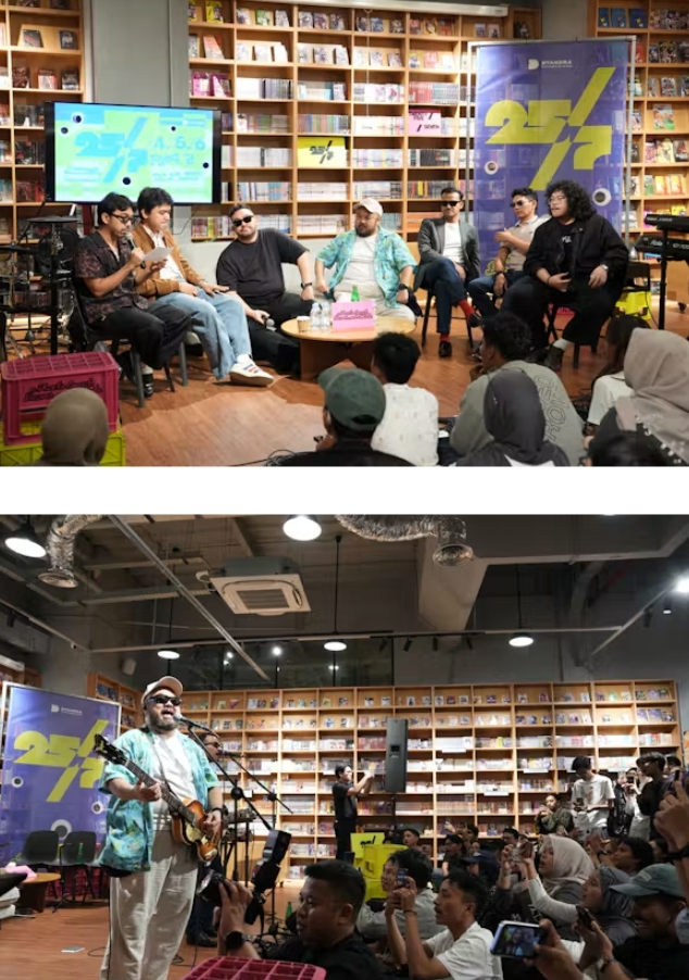 Dari Halaman ke Nada, 25/7 Prelude Pertemukan Literasi dan Musik Bersama Sore